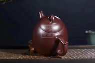 《秦權》紫朱泥純手工民間藝人宜興紫砂壺茶具秦權茶壺