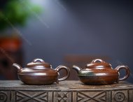 獨家首發(fā)，品名：線圓。泥料：極品紫泥（