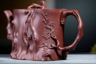 《高梅樁》宜興紫砂壺名家高級(jí)工藝美術(shù)師手工底槽青梅樁泡茶壺茶具