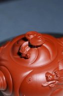 《魚化龍》宜興紫砂壺魚化龍紫砂泡茶壺朱泥手工工藝美術師紫砂茶具