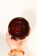 《紅木質根雕底座》