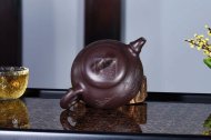 《竹節石瓢》宜興紫砂壺石瓢高級工藝美術師手工紅砂紫泥茶壺茶具