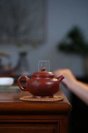 《掇只》宜興工藝美術(shù)師手工紫砂壺掇只泡茶壺茶具頂級(jí)大紅袍