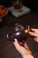 《大度》宜興工藝美術師手工創新壺紫砂壺茶壺茶具紫泥