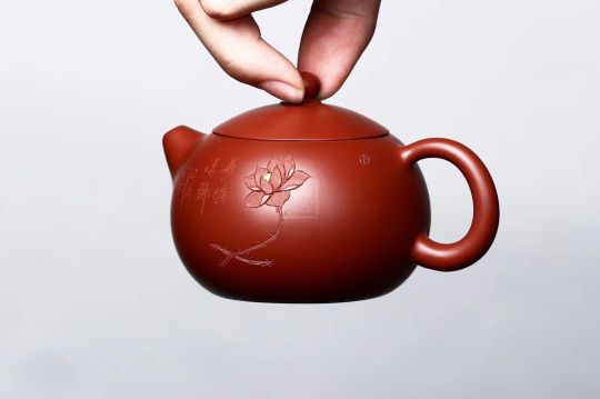 《西施》宜興紫砂壺工藝美術師全手工茶壺老師大紅袍西施