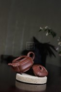 《四方雅竹》宜興紫砂壺工藝美術師手工茶壺四方老師底槽青壺