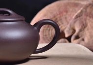 《扁石》宜興紫砂壺中青輩實力派藝人手工手工極青泥