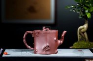 《高梅樁》宜興紫砂壺名家高級(jí)工藝美術(shù)師手工底槽青梅樁泡茶壺茶具