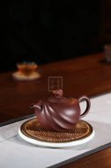 《博海浪擊》宜興紫砂壺工藝美術師手工茶壺紫泥創(chuàng)新壺