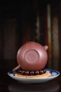 《潤珠》宜興紫砂壺助理工藝美術(shù)師手工底槽青泡茶壺具圓珠