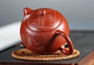 《盤(pán)龍西施》宜興紫砂壺手工實(shí)力派名家大紅袍壺茶壺西施茶具