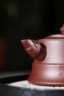《玉龍》宜興底槽青紫砂壺工藝美術師全手工創新壺茶壺