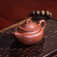 《佛肚竹》宜興紫砂壺茶壺工藝美術師手工清水泥