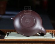 《平湖秋月（描金款）》宜興紫砂壺手工工藝美術(shù)師大師收藏級(jí)茶壺紫泥