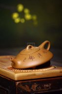 《東坡石瓢》宜興純民間實力派全手工紫砂壺段泥壺茶壺石瓢茶具