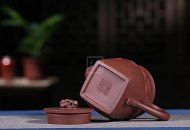 《天時(shí)地利》紫砂壺宜興高級(jí)工藝美術(shù)師手工底槽青茶壺茶具