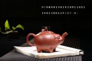 《喜象》宜興紫砂壺工藝美術師手工清水泥