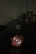 《玉蘭石瓢》紫砂壺宜興工藝美術師手工底槽青石瓢茶壺茶具
