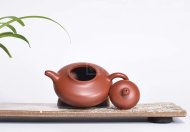 《華穎》宜興高級(jí)工藝美術(shù)師手工紫砂壺大紅袍料茶壺華穎茶具