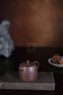 《井欄》宜興紫砂壺工藝美術師手工紫泥井欄紫砂壺茶具