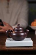 《大度》宜興工藝美術師手工創新壺紫砂壺茶壺茶具紫泥