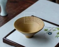 《祥云心經斗笠杯》