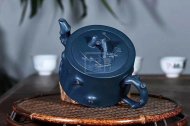 《樹樁壺》宜興紫砂壺名家全手工泡茶壺助理工藝美術師大師墨綠泥
