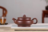 《玉璧漢韻》宜興名家紫泥高級工藝美術師手工紫砂壺泡茶壺茶具