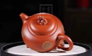 《獅韻》紫砂壺全手工茶壺老師小紅泥，絞泥（段泥、紫泥、綠泥等）壺