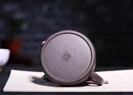 《金砂納福》紫泥紫砂茶壺全手工工藝美術師宜興原礦紫砂喝茶壺