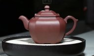 《福臨八方》宜興紫砂壺工藝美術(shù)師手工紫泥福緣八方泡茶壺茶具