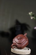 《四方雅竹》宜興紫砂壺工藝美術師手工茶壺四方老師底槽青壺