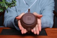《一團和氣》宜興紫砂壺全手工泡茶壺工藝美術(shù)師大師紫泥