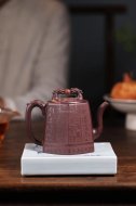《如意祥龍》宜興紫砂壺創新壺工藝美術師手工紫砂壺紫泥泡茶壺茶具