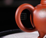 《獅韻》紫砂壺全手工茶壺老師小紅泥，絞泥（段泥、紫泥、綠泥等）壺