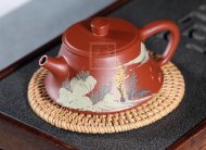 《大口井欄》宜興紫砂茶壺紫砂泡茶壺珍稀大紅袍手工實力派名家泡茶壺