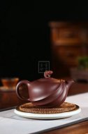 《博海浪擊》宜興紫砂壺工藝美術師手工茶壺紫泥創(chuàng)新壺